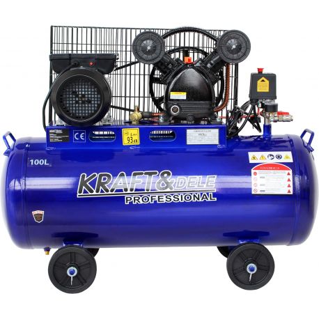 Kompresor olejowy 100L 2 TŁOKI 230V KD4054