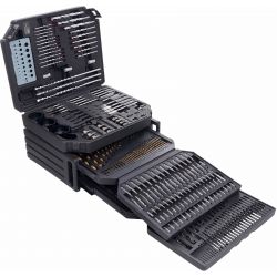 Komplet otwornic, dłut, bitów - 300el. KD998