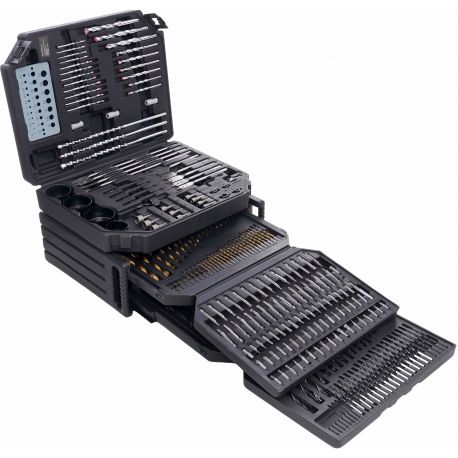 Wiertła, bity, nasadki Zestaw 217 el. KD990