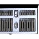 Komplet Kluczy Bitów specjalnych HEX TORX SPLINE 40cz.