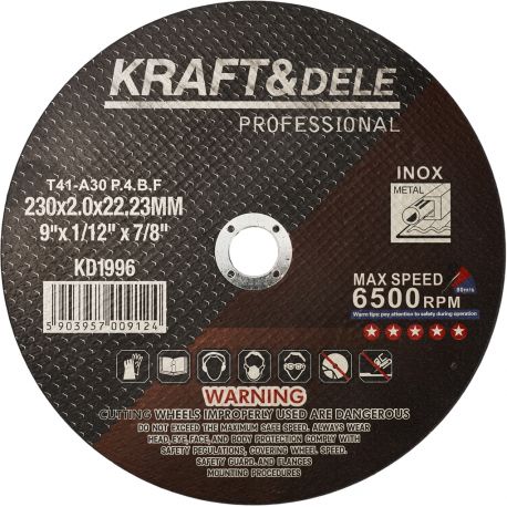 Tarcza do metalu 25szt. 230x2,0x22,23 mm KD1996