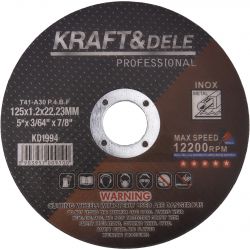 Tarcza do metalu 25szt. 125x1.2x22,23 mm KD1994