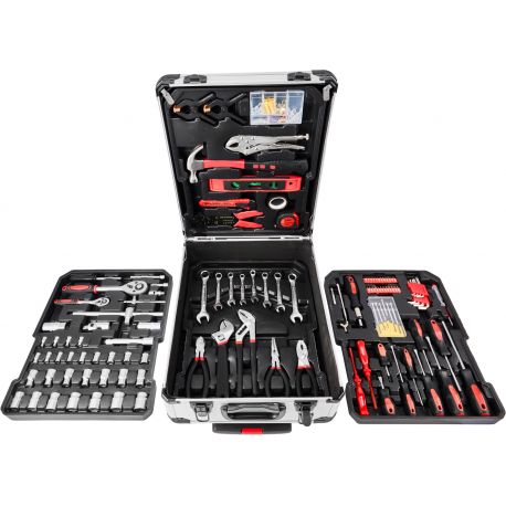 Klucze Zestaw 188 elementów KD314 Aluminiowa walizka