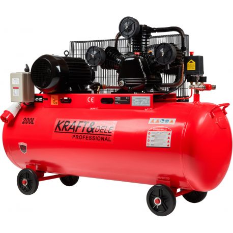 Kompresor Olejowy 200L 3 Tłoki 400V KD408