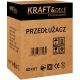 PRZEDŁUŻACZ OGRODOWY BĘBNOWY 25M KD4017
