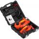 PODNOŚNIK SAMOCHODOWY LEWAREK PUNKTOWY HYDRAULICZNY 12V 5T + KLUCZ DO KÓŁ KD1368