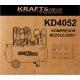 KOMPRESOR BEZOLEJOWY 50L 1500W 290L/min KD4052