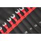 Klucze płasko - oczkowe 17el. CRV 6-32mm KD11050
