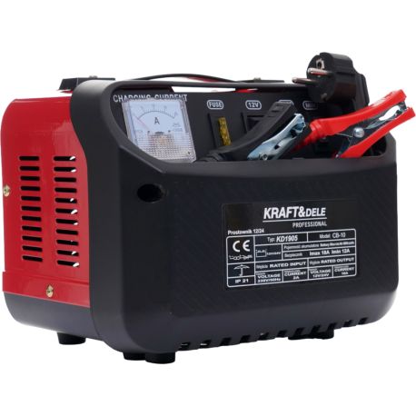 Prostownik samochodowy 12V / 24V 10A 60Ah KD1905