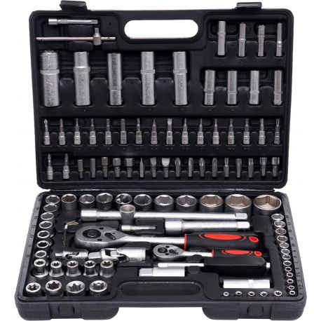 Zestaw Kluczy Klucze Nasadowe TORX EC303 108EL. Walizka