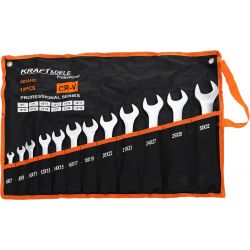 Zestaw płaskich kluczy dwustronnych 12el. 6-32mm KD10103