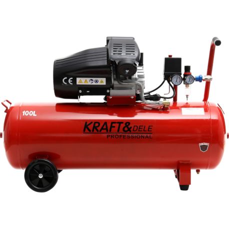 Kompresor olejowy 100L 2 Tłoki KD1480