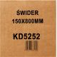 WIERTŁO DO WIERTNICY 150x800mm KD5252