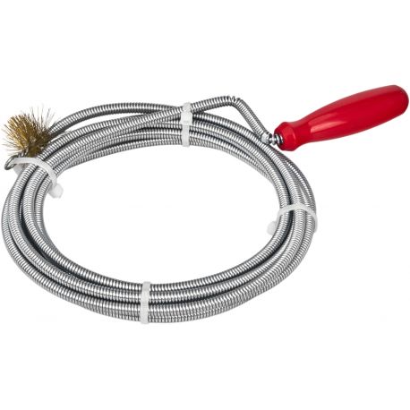Spirala kanalizacyjna do rur ze szczotką 6mm x 3m KD11768