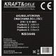 Dmuchawa akumulatorowa do liści 2x4Ah 21V KD3446