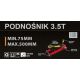 Podnośnik z pedałem 3,5T KD356