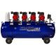 KOMPRESOR BEZOLEJOWY NIEBIESKI 120L 4 TŁOKI 400V 7kW KD4095