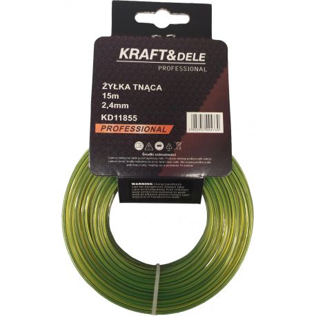 Żyłka tnąca 15m 2,4mm² KD11855