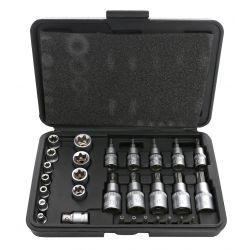 Zestaw bitów i nasadek TORX 30 el. KD10242