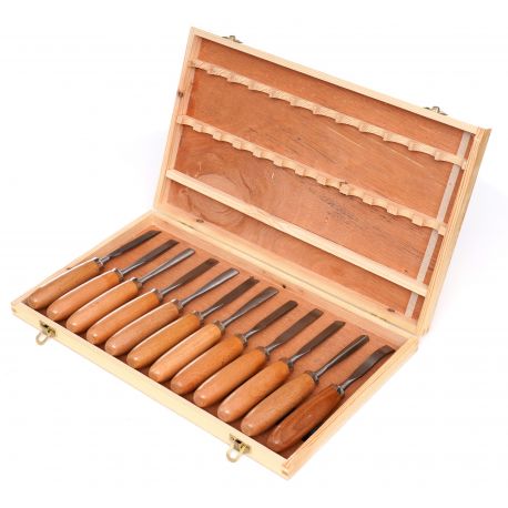 KOMPLET DŁUT RZEŹBIARSKICH 12 EL. KD11775