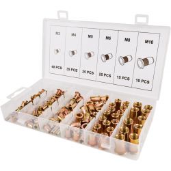 Zestaw nitonakrętek stalowych 150 szt. KD12676