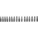 Zestaw bitów - końcówek torx KD10264 100 elem.