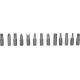 Zestaw bitów - końcówek torx KD10264 100 elem.