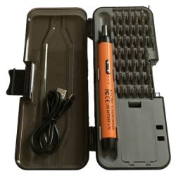 Wkrętak precyzyjny akumulatorowy 1000mAh 38 bitów KD12701