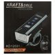 Lampka rowerowa LED 1200 lm z pilotem KD12691