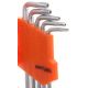 Zestaw 9 imbusów kulkowych + gwiazdkowych KD10296