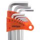 Zestaw 9 imbusów kulkowych + gwiazdkowych KD10296
