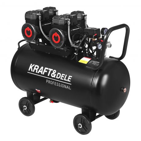 Kompresor bezolejowy 100L 2x2200W KD4083