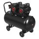 Kompresor bezolejowy 100L 2x2200W KD4083