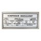 Kompresor bezolejowy 100L 3 x 1500W KD1397
