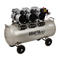 Kompresor bezolejowy 100L 3 x 1500W KD1397