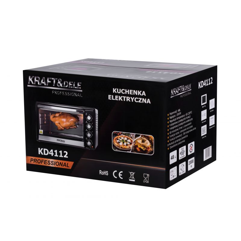 Настольная электродуховка Kraft&Dele KD4112 48 л