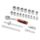 Zestaw kluczy nasadowych 3/8" 22el. KD11354