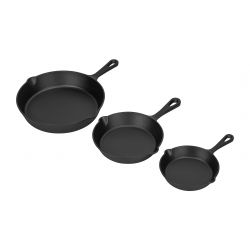 Zestaw patelni żeliwnych 3szt. KD4416