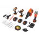 Zestaw narzędzi akumulatorowych 3x21V 3000mAh KD3358