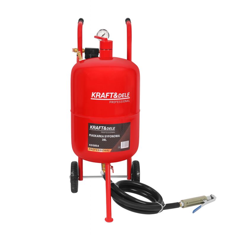 Пескоструйный аппарат сифонный 38 л Kraft&Dele KD5854