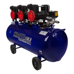 KOMPRESOR BEZOLEJOWY 100L 6000W 660L/MIN NIEBIESKI KD4094